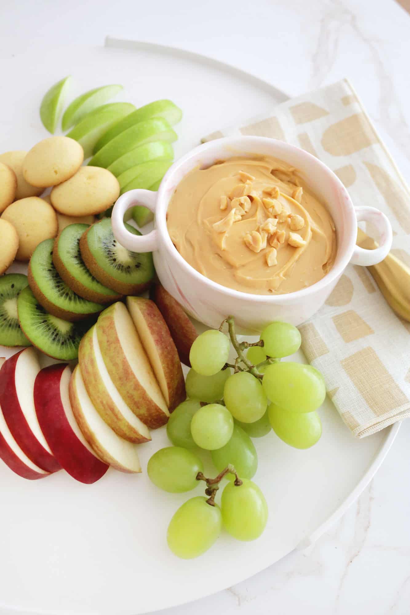 caramel Cream cheese fruit dip