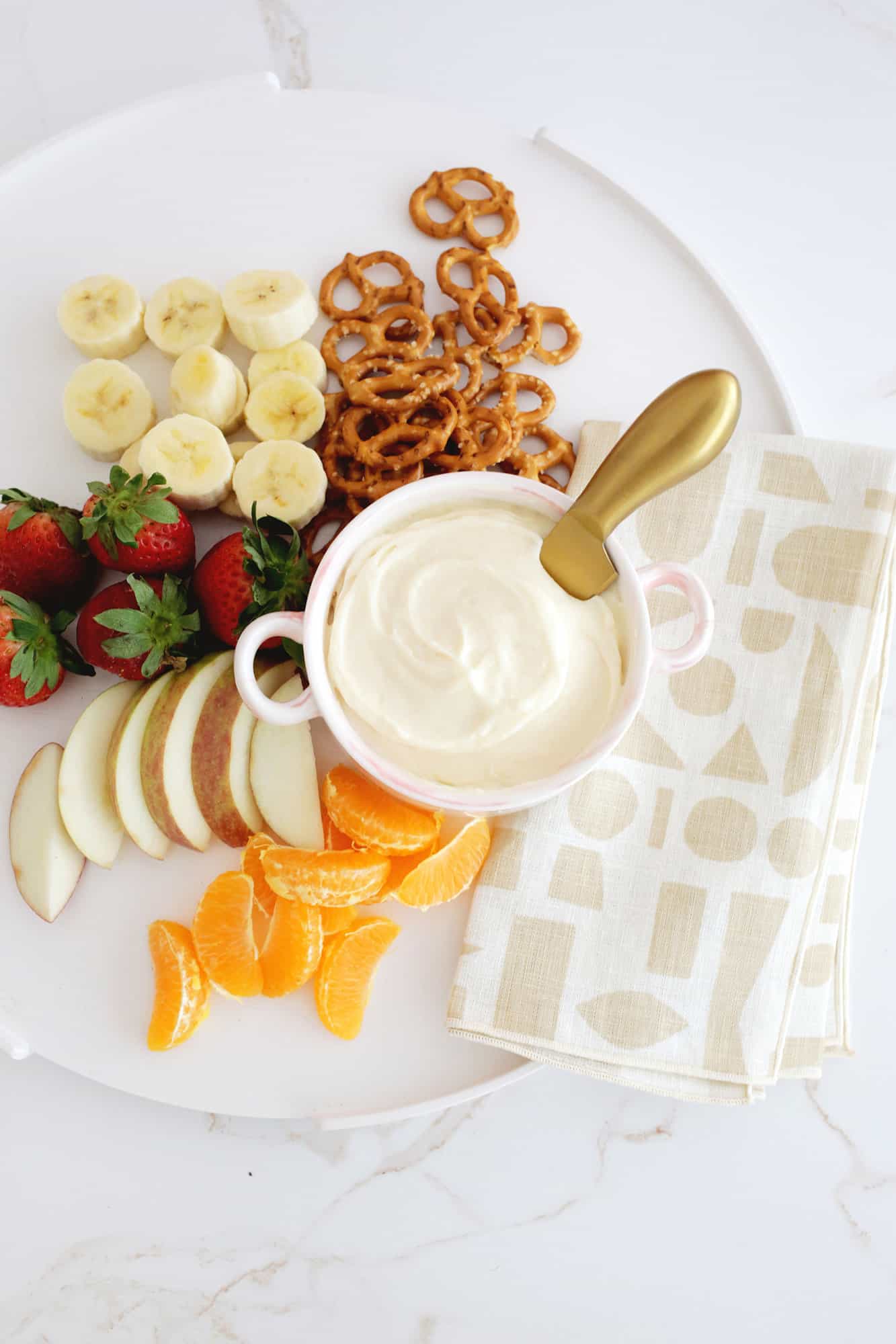 vanilla Cream cheese fruit dip