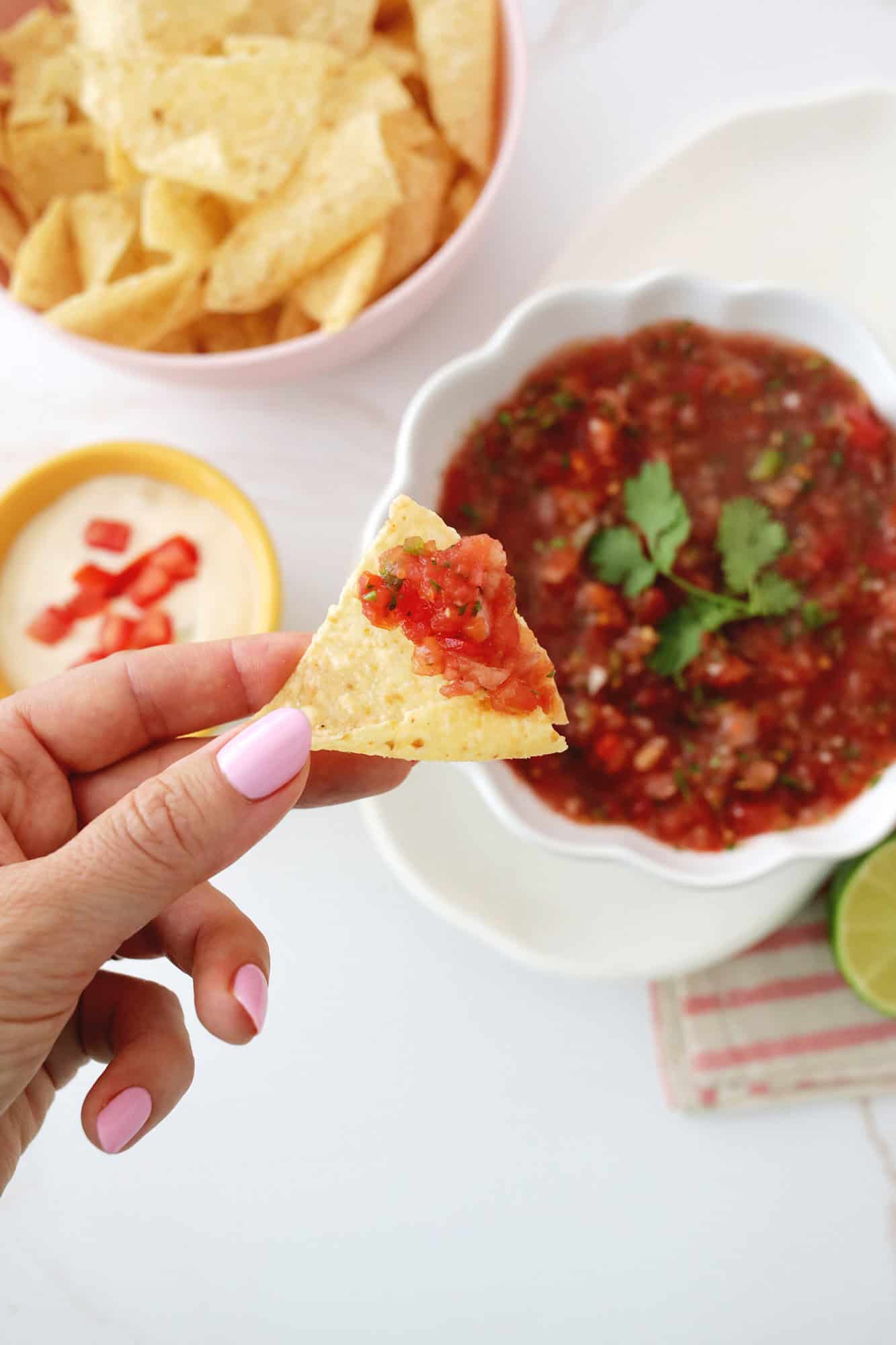 homemade salsa
